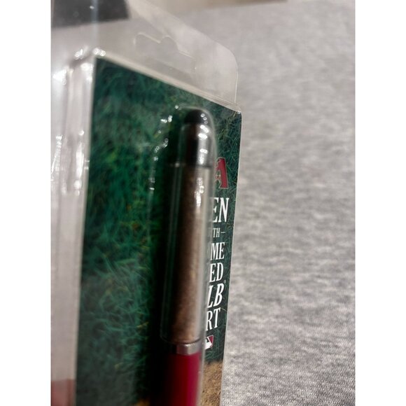 Arizona Diamondbacks Pen With Game Used Dirt MLB Coa Chase Field Red - Picture 4 of 5